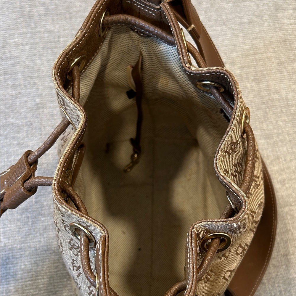 Dooney & Bourke Brown and Tan Shoulder Bag - Picture 6 of 8